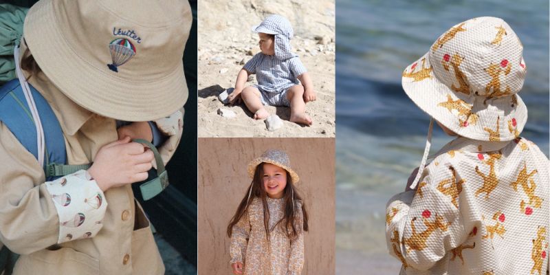 Chapeaux de soleil pour enfants Konges Slojd